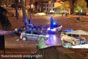 Intervento di polizia, carabinieri e finanza a piazza del Sacrario