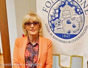 Civitavecchia - La presidente della fondazione Cariciv Gabriella Sarracco