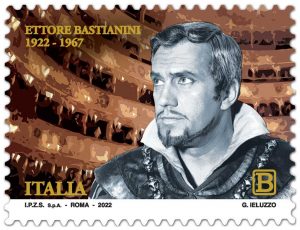 Roma - Un francobollo per il centenario della nascita del baritono Ettore Bastianini
