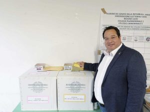 Elezioni politiche 2022 - Claudio Durigon al voto al voto