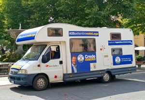Il camper della Lega