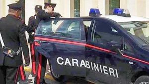 Un arresto dei carabinieri