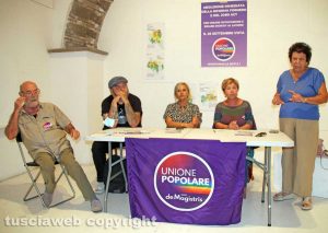 Viterbo - Unione popolare - La presentazione dei candidati