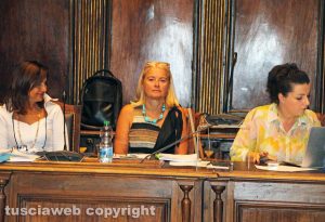 Viterbo - Consiglio comunale - Puopolo, Chiatti e Frontini