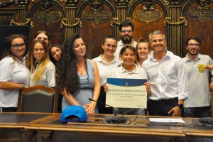 Le Sbandieratrici e il Gruppo storico musicale Città di Viterbo