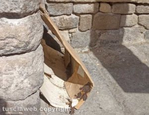 Viterbo - Piazza Dante nel degrado