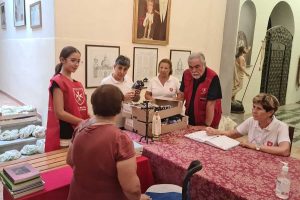 Il lavoro dei volontari dell'Ordine di Malta Viterbo-Rieti