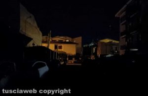 Viterbo - Via Marescotti senza illuminazione