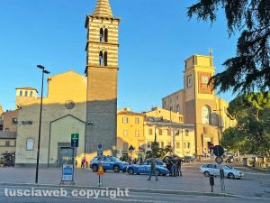 Viterbo - La polizia al Sacrario