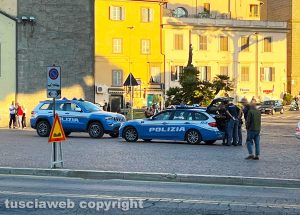 Viterbo - La polizia al Sacrario - Immagine di repertorio
