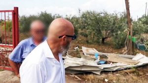 Civitavecchia - Il sopralluogo del sindaco Tedesco dopo la tromba d'aria