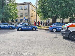 Viale Trento - L’intervento di polizia e 118