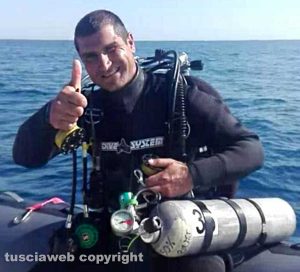 Civitavecchia - Il sub Simone Pierucci