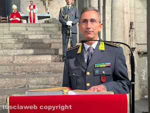 Messa patrono guardia di finanza - Il comandante provinciale Carlo Pasquali