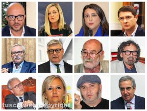 Elezioni politiche 2022 - Alcuni candidati nei collegi della Tuscia