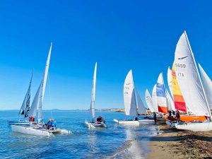 Tarquinia - Mondiali di catamarani Dart 18