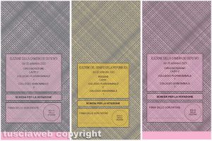 Elezioni politiche 2022 - Le schede