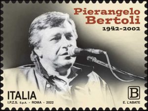 Roma - Il francobollo per celebrare il cantautore Pierangelo Bertoli