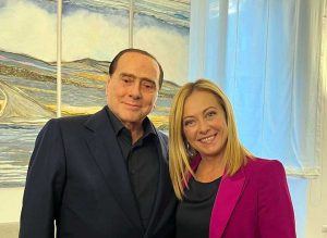 Silvio Berlusconi e Giorgia Meloni
