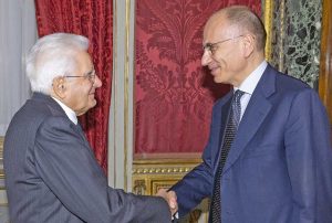 Sergio Mattarella e Enrico Letta