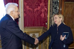 Sergio Mattarella e Giorgia Meloni