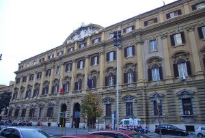Roma - Sede del ministero dell'economia e delle finanze