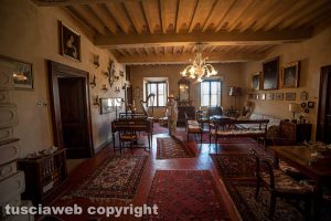 La sala della Musica al castello di Proceno