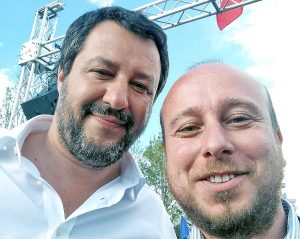 Matteo Salvini e Roberto Benedetti