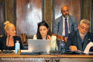 Viterbo - Consiglio comunale - Chiatti, Frontini, Floris e Antoniozzi