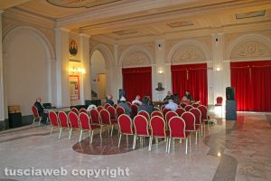 Viterbo - Il foyer del teatro dell'Unione - Immagine di repertorio
