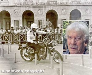 Il vigile motociclista Giorgio Bernini