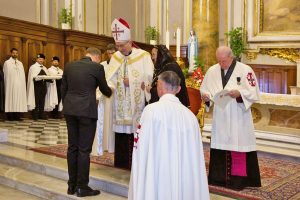 Tarquinia - Lino Fumagalli investe i nuovi cavalieri e dame dell'ordine equestre del Santo sepolcro