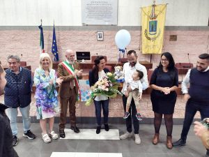 Civitavecchia - La cerimonia in onore del primo nato del 2021