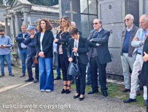 Viterbo - La cerimonia di commemorazione di Luigi Petroselli