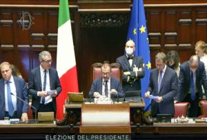 Roma - Elezione del presidente della Camera - Le operazioni di scrutinio