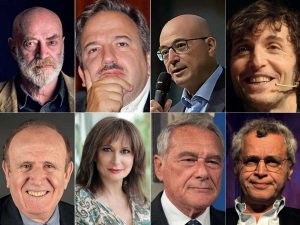 I pirati della bellezza: Toni Capuozzo, Luca Telese, Aldo Cazzullo, Giuseppe Cruciani, Pino Arlacchi, Vladimir Luxuria, Pietro Grasso, Enrico Mentana