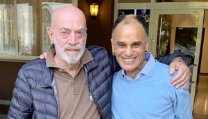 Toni Capuozzo con Magdi Allam all'hotel Niccolò V alle Terme dei Papi