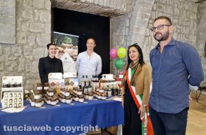 Viterbo - Cioccotuscia - L'inaugurazione con l'assessora Scardozzi