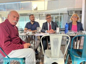 Da sinistra: Francesco Lombardi, Yuri Cavalieri, Carlo Mezzetti e Paola Celletti