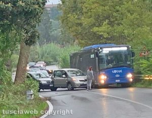 Scontro fra due auto