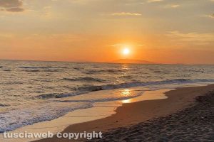 Montalto di Castro - Un tramonto sul mare
