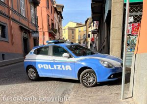 Viterbo - Una pattuglia della polizia - Immagine di repertorio
