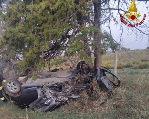 Civitavecchia - Violento frontale su via Tirso