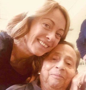 Giorgia Meloni e sua nonna Maria