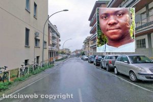 Omicidio di Natale - Via Polidori (nel riquadro la vittima Orobosa)