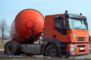 Un camion cisterna