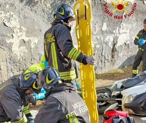 Tarquinia - L'incidente in strada dell'Acquetta