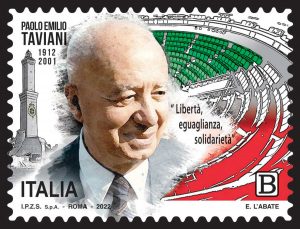Il francobollo di Paolo Emilio Taviani