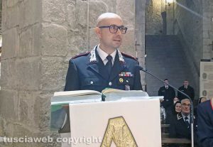 Montefiascone - La celebrazione della Virgo Fidelis - Il maggiore Antonino Zangla