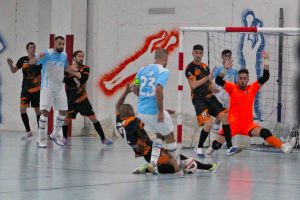 Sport - Calcio a cinque - Il match tra Lazio e Active network